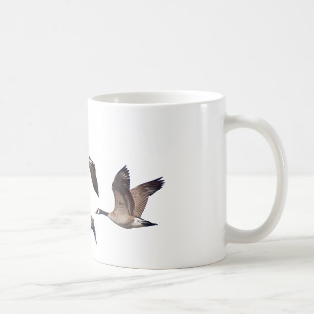 Flock of wild geese coffee mug (Right)