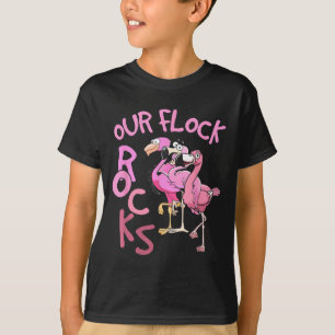 Flock Rocks Flamingo Matching Family Vacation T-Shirt