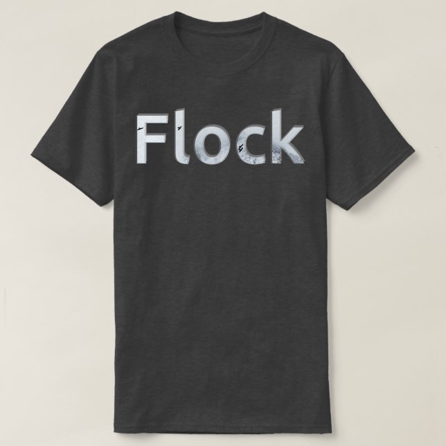 Flock T-Shirt (Design Front)