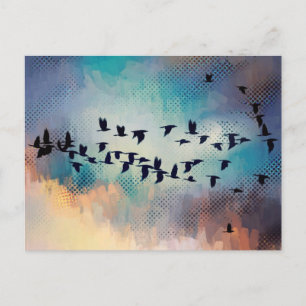 Flock Together Postcard