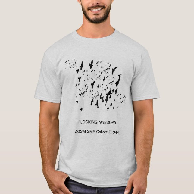 Flocking Awesome T-Shirt (Front)