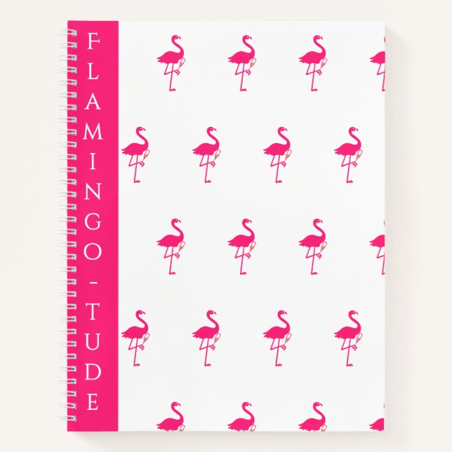 Flocking Fabulous Flamingos Notebook (Front)