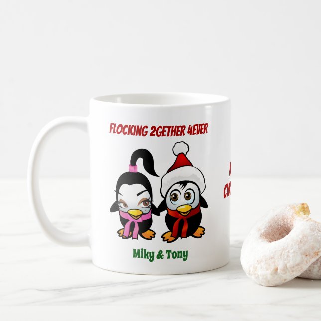 Flocking Together Forever Coffee Mug (With Donut)