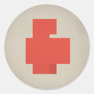 FLomm Heroes: POSITAVO! Classic Round Sticker