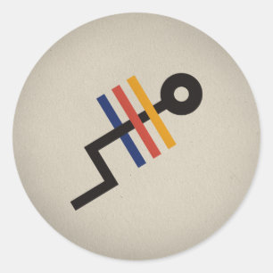 FLomm Heroes: TRÊS! Classic Round Sticker