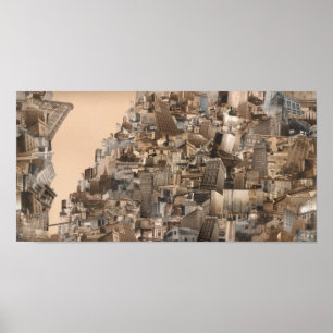 FLommist Composition Nº9 „metropolis“ Poster