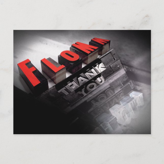 flommist THANK YOU Postcard (Front)