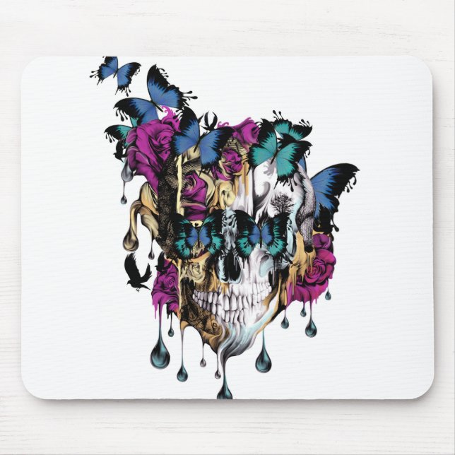 Flomo Skull Mouse Mat (Front)