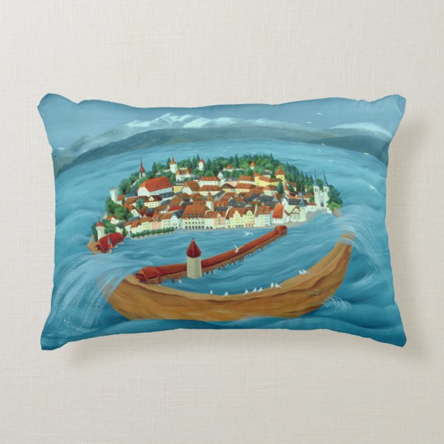 Flood 1999 decorative cushion (Front)