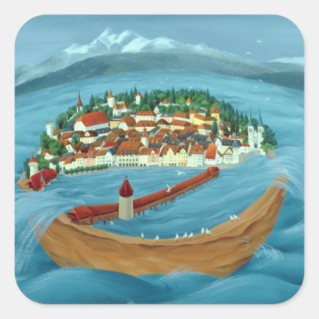 Flood 1999 square sticker (Front)