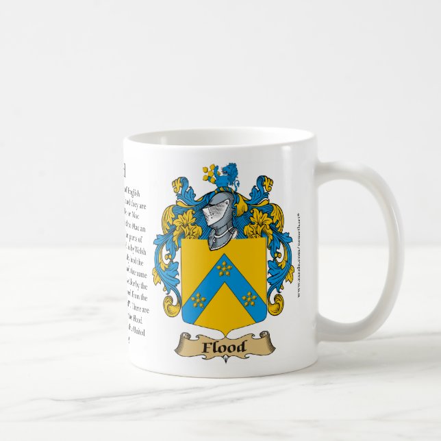 Flood Family Coat of Arms Coffee Mug (Right)