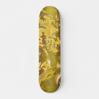Flooded Earth Map Skateboard