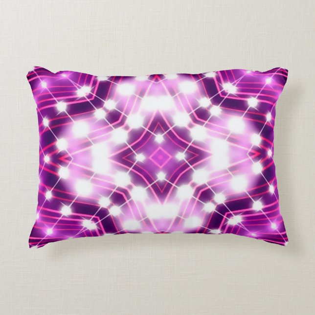 Floodlights background decorative cushion (Front)