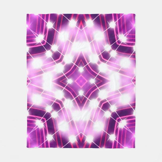 Floodlights background fleece blanket (Front)