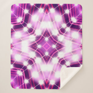 Floodlights background sherpa blanket