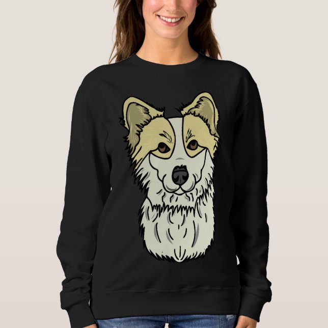 Floofy My Fluffy Corgi Sweatshirt (Front)