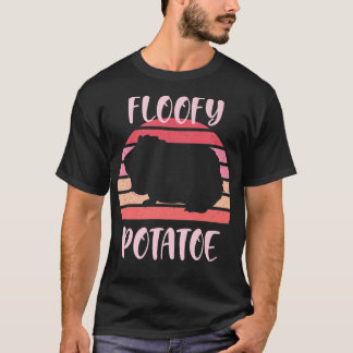 Floofy Potato Fluffy Potato Piggies Cute Pink Guin T-Shirt