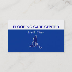 Floor Cleaning Business Cards