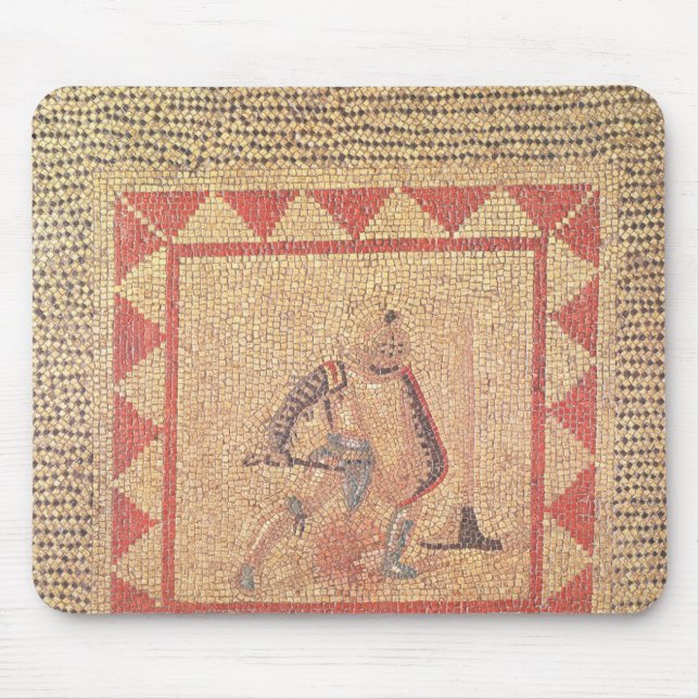 Floor depicting a gladiator, from Flace Mouse Mat (Front)