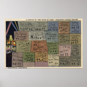 Floor of Fame, Grauman's Chinese Theatre Poster