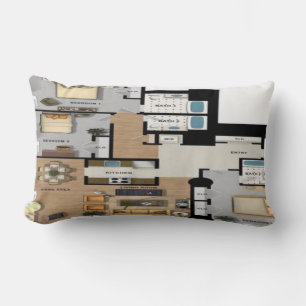 Floor Plan Pillow