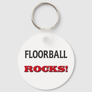 Floorball Rocks Key Ring