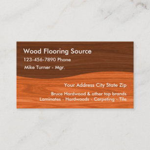 Flooring And Floor Cleaning Business Card