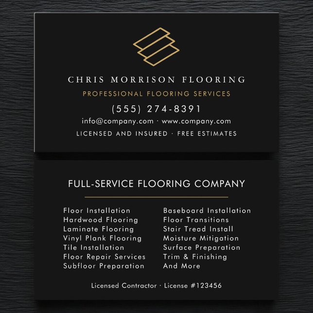 Flooring Business Card (Creator Uploaded)