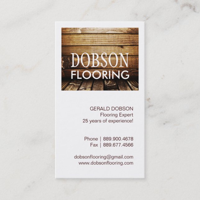 Flooring Business Card (Front)