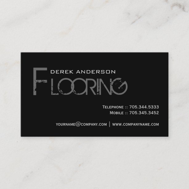 Flooring Business Cards Ideas