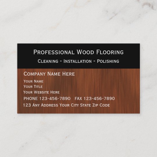 Flooring Business Cards Zazzle Co Uk