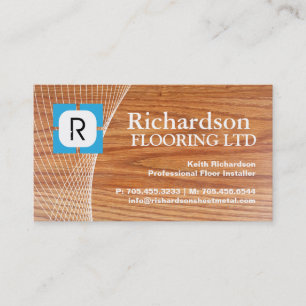 FLOORING COMPANY BUSINESS CARD