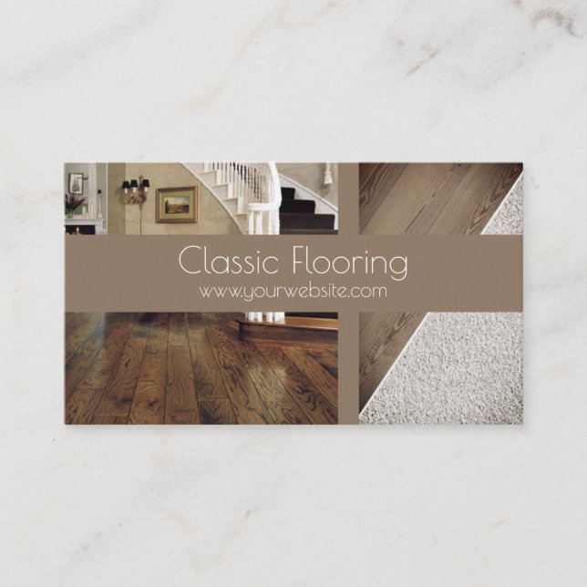 Flooring Company Business Card (Front)