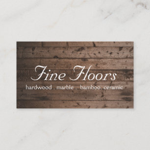 Flooring Hardwood Marble Construction Business Car Business Card