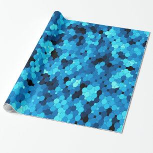 Flooring in Blue... Wrapping Paper