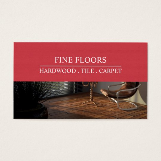 Flooring Installation Construction Business Business Card