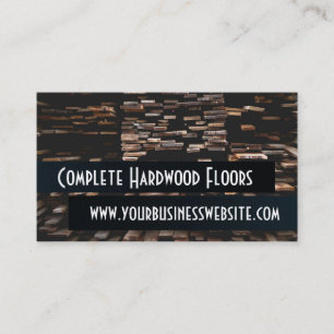 Flooring Installation Construction Business Card