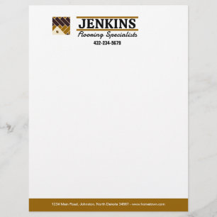 Flooring Installation Professional Custom Letterhead