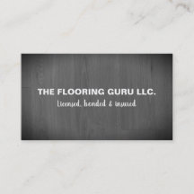 Flooring Installer Business Card