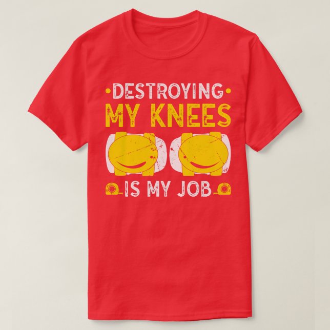 Flooring Installer Contractor Funny pet Installer T-Shirt (Design Front)