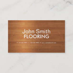 Flooring Modern Professional Plain Simple Business Card