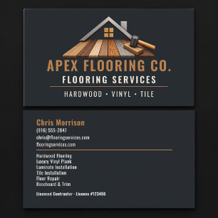 Flooring Professional Services Business Card