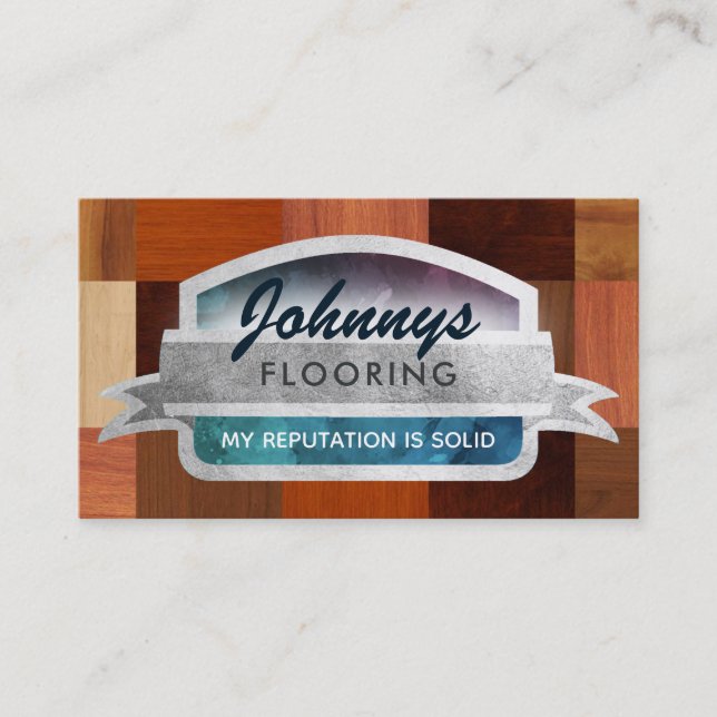 Flooring Slogans Business Cards (Front)
