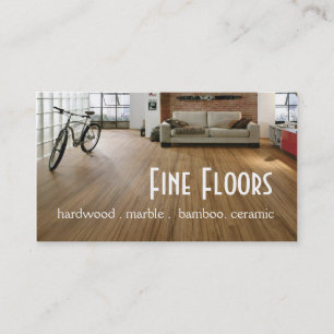 Floors Flooring Hardwood Marble Construction Business Card