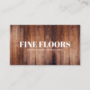 Floors Flooring Installation Company Business Card