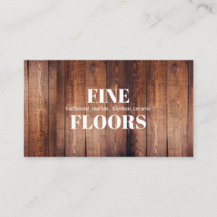 Floors Flooring Installation Company Business Card