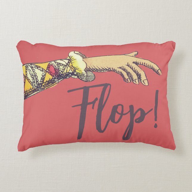 Flop Down Manicule Decorative Cushion (Front)