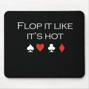 Flop it like its hot T-shirt white Mouse Mat