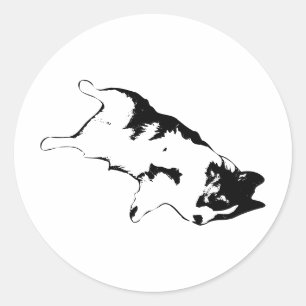 Flop Life Classic Round Sticker