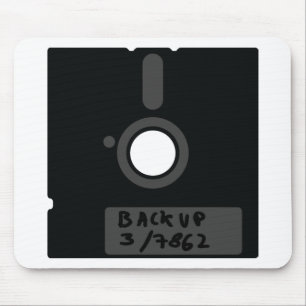 Floppy Disc Backup Mouse Mat